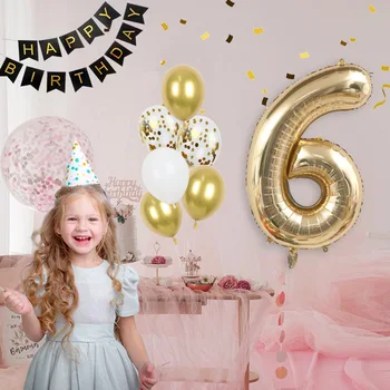 De 40 polegadas Dígitos de 0 a 9 Alfabeto Balões Folha Dígitos Festa de Aniversário de Casamento, Decoração de Eventos artigos para festas de Aniversário Balões