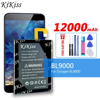  KiKiss 12000mAh BL 9000 Bateria para Doogee BL9000 Substituição do Telefone Móvel Acumulador + Free Tools