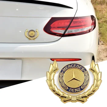 1Pcs Carro 3D Adesivos Corpo de Metal Decoração Personalizada Emblemas Para a Mercedes Benz A B C E Classe GLE GLC W212 S212 X166 W176 W205 W246