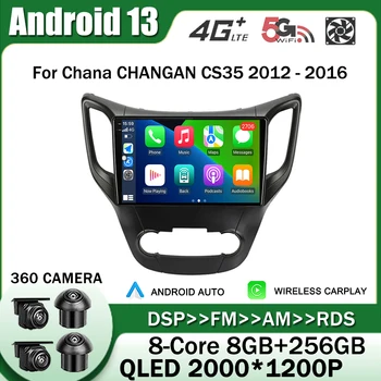 Android 13 para Chana CHANGAN CS35 2012 - 2016 auto-Rádio Multimédia Player de Vídeo de Navegação GPS WIFI SEM DVD